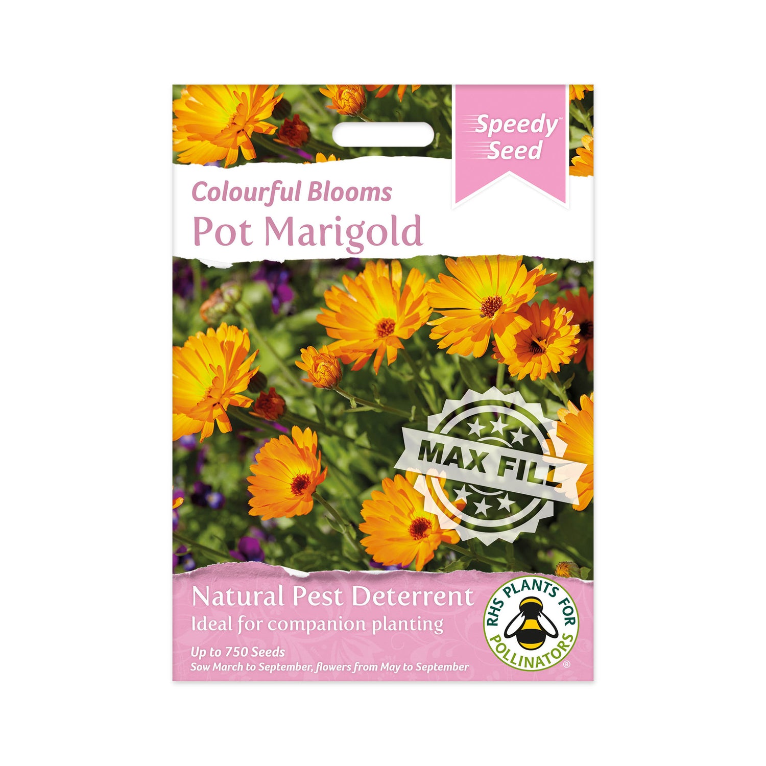 Speedy Seed® Max-Fill Pot Marigold Cut Flower Mix - Up to 750 Seeds