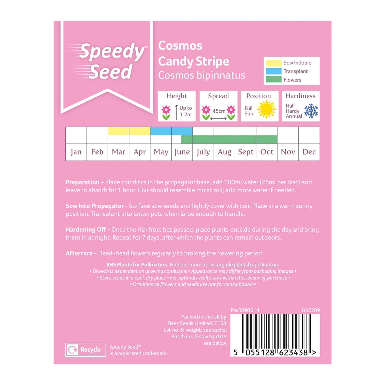 Speedy Seed® Cosmos Mini Propagator Grow Kit
