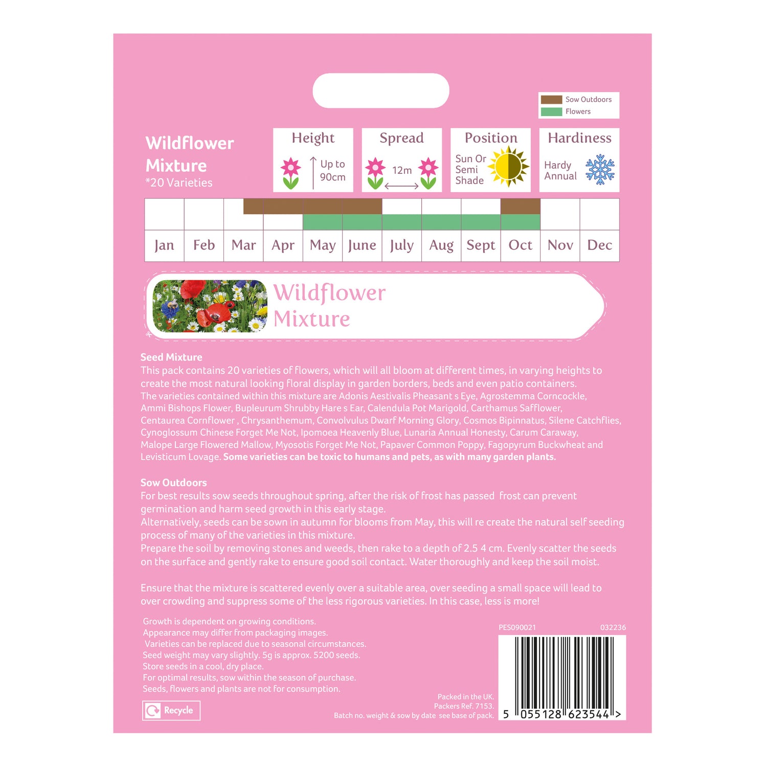 Speedy Seed® Max-Fill Wildflower Mix – Over 5,000 Seeds