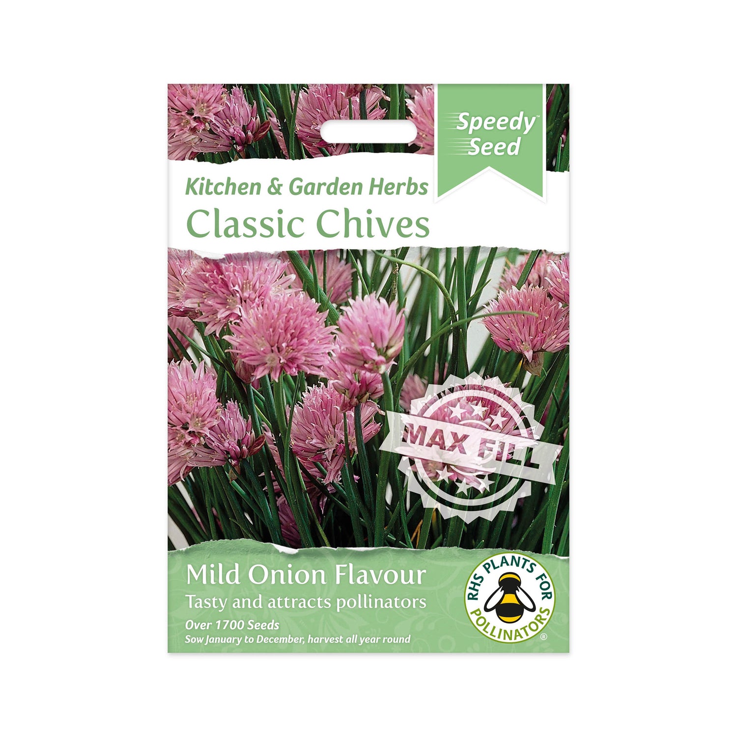 Speedy Seed® Max-Fill Chives - Over 1,700 Seeds