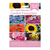 Speedy Seed® 6 in 1 Garden Favourites Flower Seed Collection - Over 300 Seeds