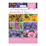 Speedy Seed® 6 in 1 Butterfly & Bee Flower Seed Collection – Over 1,000 Seeds
